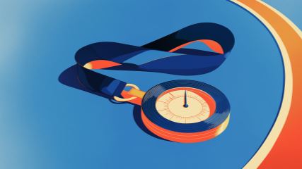 An image of a scale representing balance between two items