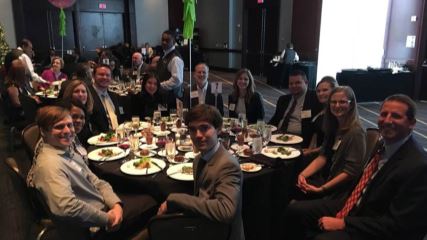The BrandExtract team at the 2017 Lantern Awards.