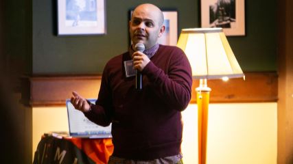 Chris presents a case study at a 2020 HIMA Event.