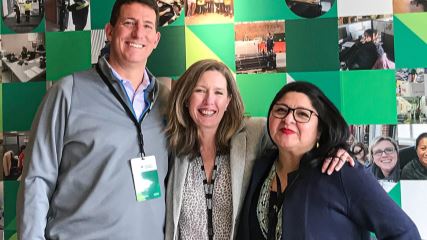 Bo, Elizabeth and Cynthia at the 2020 WillScot Sales Meeting.