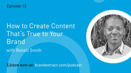 Portrait of Ronell Smith besides the podcast title