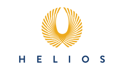 The Helios logo on a white background.