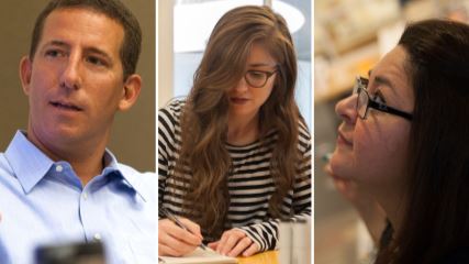 A tri-image of Bo, Britany and Cynthia.