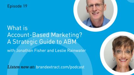 Portraits of Jonathan Fisher and Leslie Rainwater alongside the podcast episode title