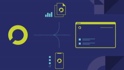 graphic with windows and web pages on a dark blue background