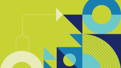 Geometric pattern in BE brand