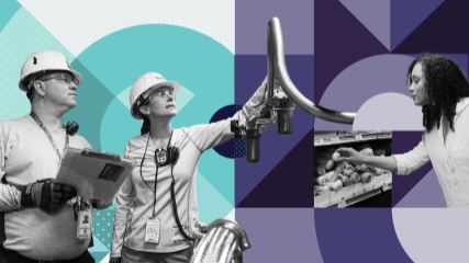 B2B Vs Banner comparing B2B activities to B2C activities.