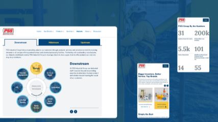 PSSI Screenshots from desktop and mobile screens.